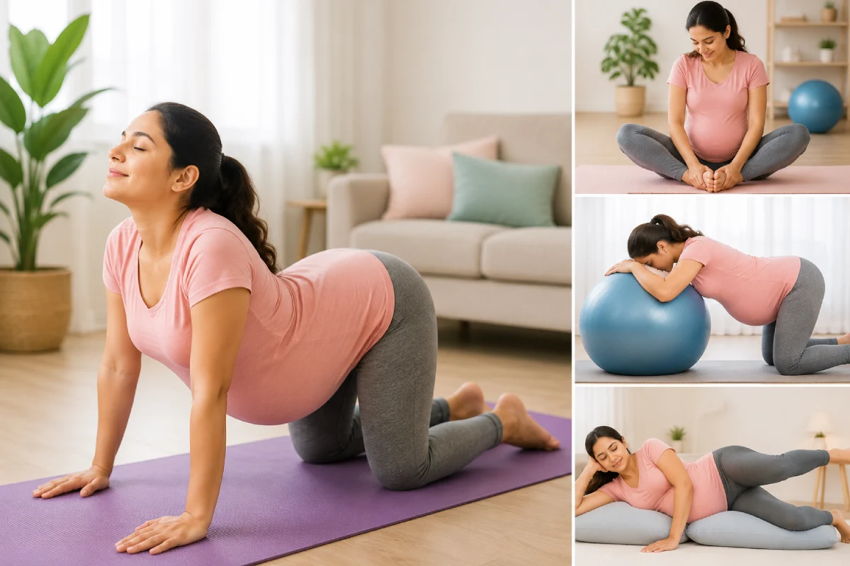 Safe Pregnancy Exercises to Relieve Back Pain and Prepare for Labour Safe Pregnancy Exercises to Relieve Back Pain and Prepare for Labour